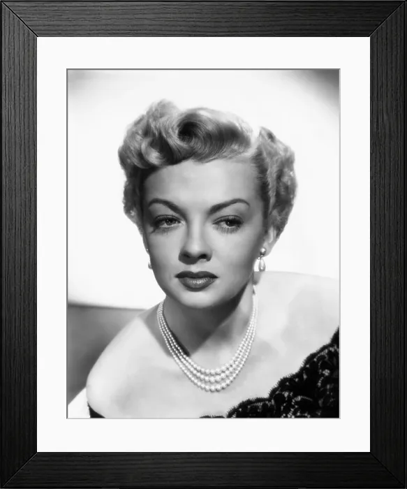 Framed Print : DESTINATION MURDER, Myrna Dell, 1950