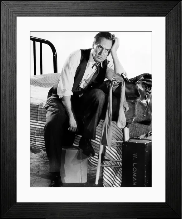 Framed Print : DEATH OF A SALESMAN, Fredric March, 1951