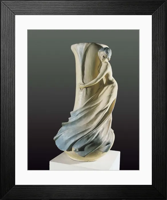 Framed Print : RENART I GARCIA, Dions (1878-1946). Vase with female figure. ca. 1900. Painted paste. Modernism. Ceramics. SPAIN. Barcelona. National Art Museum of Catalonia Framed Print : RENART I GARCIA, Dions (1878-1946). Vase with female figure. ca. 1900. Painted paste. Modernism. Ceramics. SPAIN. Barcelona. National Art Museum of Catalonia