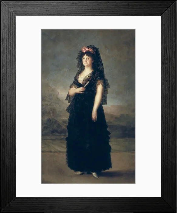 Framed Print : GOYA Y LUCIENTES, Francisco de (1746-1828). Queen Maria Luisa with Mantilla. 1799. Oil on canvas. SPAIN. Madrid. Royal Palace. AISA / Everett Collection**US SALES ONLY** Framed Print : GOYA Y LUCIENTES, Francisco de (1746-1828). Queen Maria Luisa with Mantilla. 1799. Oil on canvas. SPAIN. Madrid. Royal Palace. AISA / Everett Collection**US SALES ONLY**