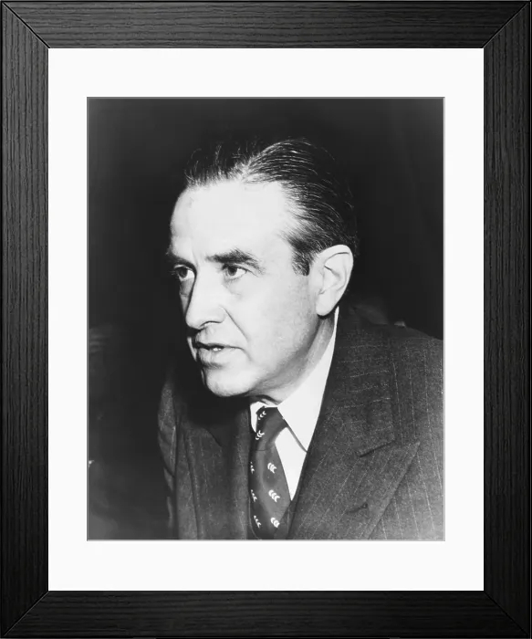 Framed Print : W. Averill Harriman in 1949. During the 1940s he was an essential diplomat serving as Ambassador to Russia and Britain, and as U. S. Marshall Plan Coordinator. (CSU_2015_7_266) Framed Print : W. Averill Harriman in 1949. During the 1940s he was an essential diplomat serving as Ambassador to Russia and Britain, and as U. S. Marshall Plan Coordinator. (CSU_2015_7_266)