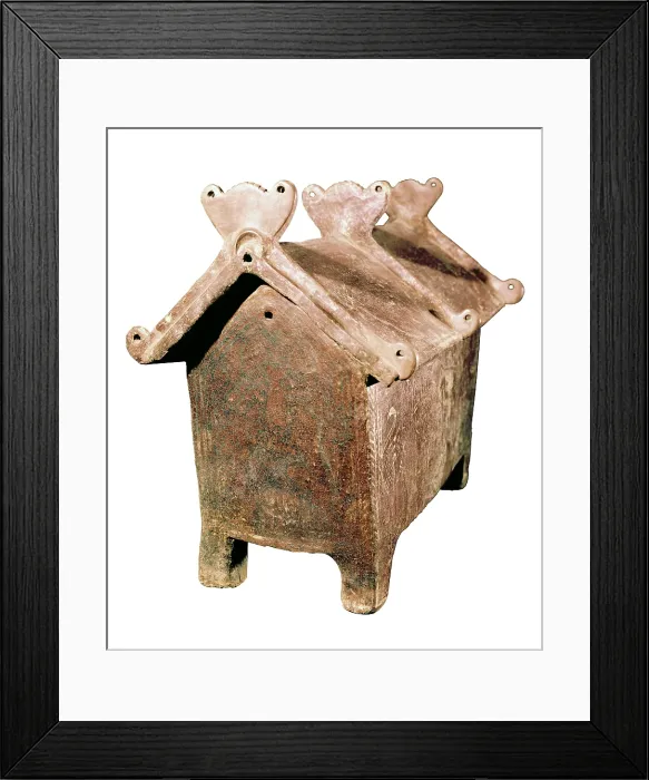 Framed Print : Funerary Urn. ca. 630 - 600 BC. Etruscan art. Ceramics. ITALY. Cerveteri. National Etruscan Museum of Archaeology. AISA / Everett Collection**US SALES ONLY** Framed Print : Funerary Urn. ca. 630 - 600 BC. Etruscan art. Ceramics. ITALY. Cerveteri. National Etruscan Museum of Archaeology. AISA / Everett Collection**US SALES ONLY**