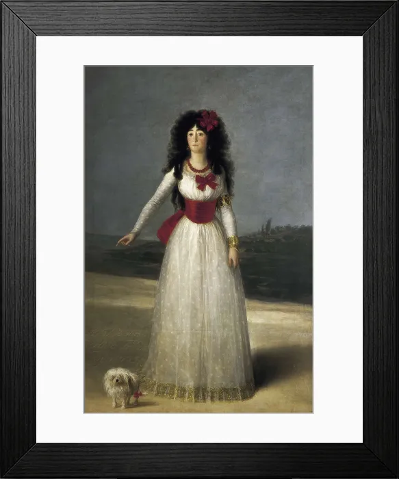 Framed Print : GOYA Y LUCIENTES, Francisco de (1746-1828). Duchesse of Alba. 1795. SPAIN. Madrid. Liria Palace. Oil on canvas. AISA / Everett Collection**US SALES ONLY** Framed Print : GOYA Y LUCIENTES, Francisco de (1746-1828). Duchesse of Alba. 1795. SPAIN. Madrid. Liria Palace. Oil on canvas. AISA / Everett Collection**US SALES ONLY**