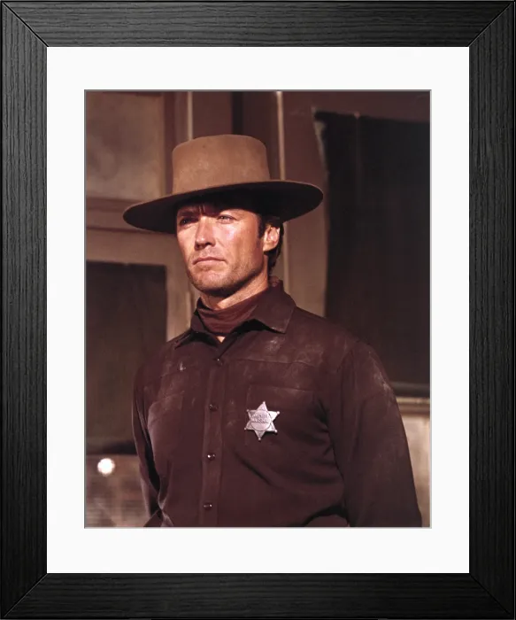 Framed Print : HANG EM HIGH, Clint Eastwood, 1968