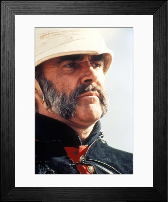 Framed Print : THE MAN WHO WOULD BE KING, Sean Connery, 1975 Framed Print : THE MAN WHO WOULD BE KING, Sean Connery, 1975