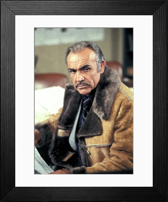 Framed Print : METEOR, Sean Connery, 1979. American International / courtesy Everett Collection