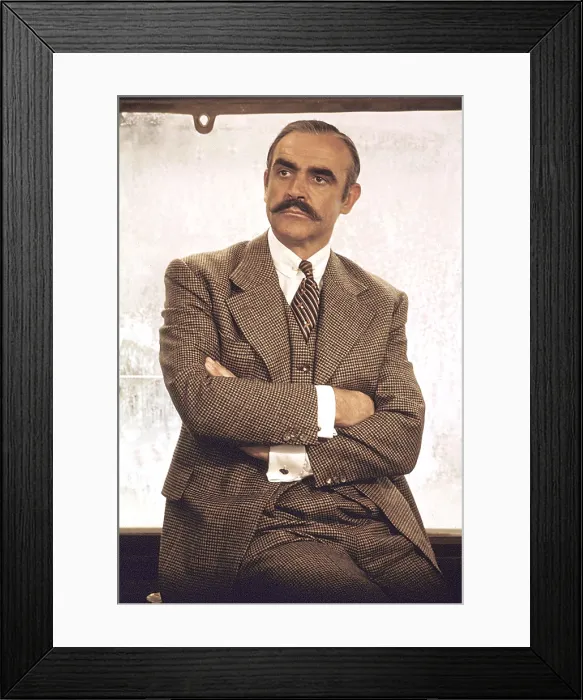 Framed Print : MURDER ON THE ORIENT EXPRESS, Sean Connery, 1974 Framed Print : MURDER ON THE ORIENT EXPRESS, Sean Connery, 1974