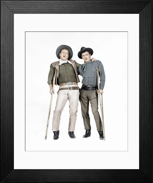Framed Print : EL DORADO, from left: John Wayne, Robert Mitchum, 1966 Framed Print : EL DORADO, from left: John Wayne, Robert Mitchum, 1966