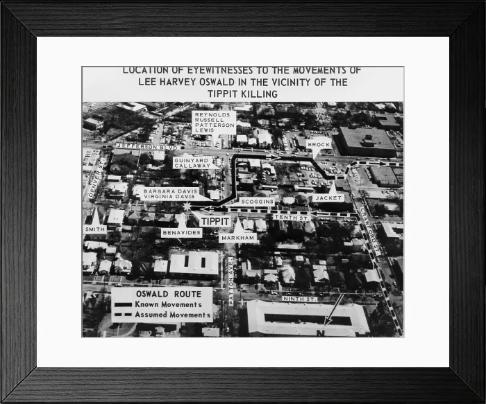 Framed Print : Warren Commission exhibit