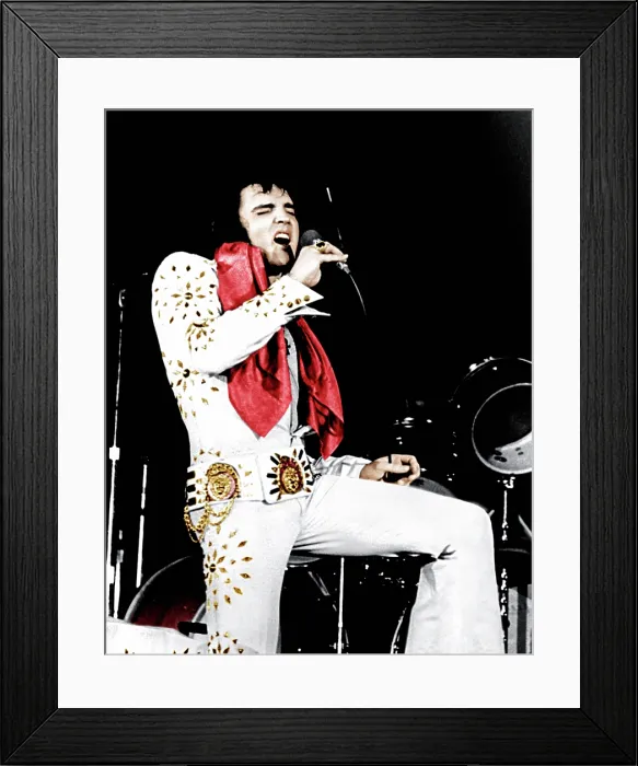 Framed Print : ELVIS ON TOUR, Elvis Presley, 1972