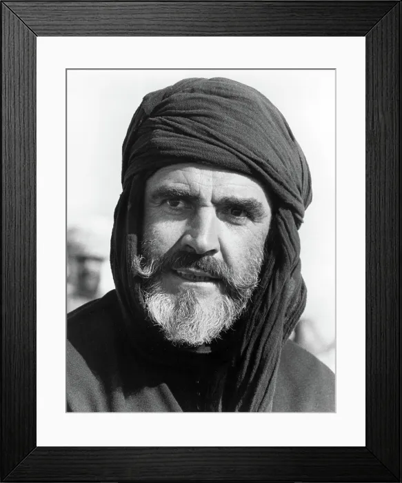 Framed Print : WIND AND THE LION, Sean Connery, 1975 Framed Print : WIND AND THE LION, Sean Connery, 1975