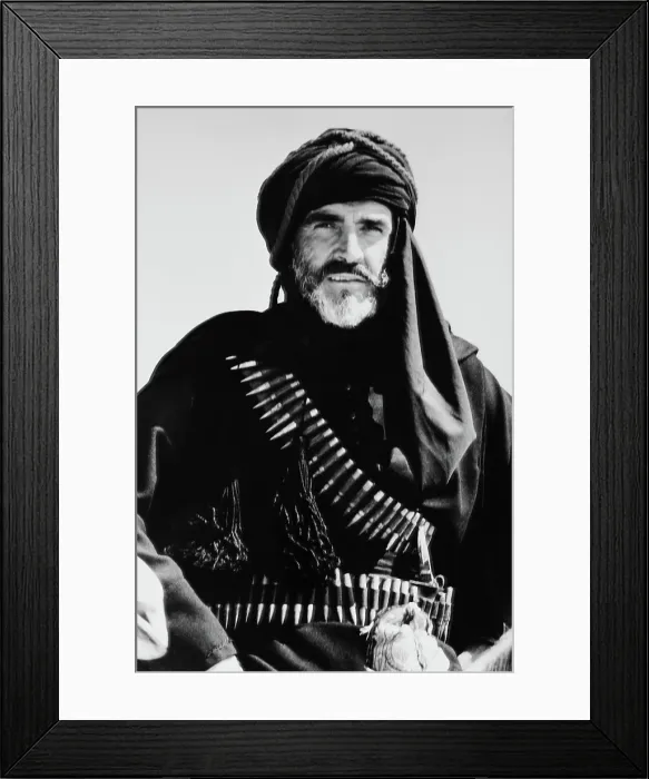 Framed Print : THE WIND AND THE LION, Sean Connery, 1975