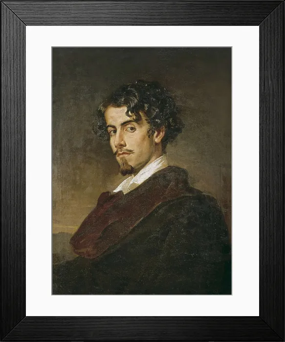 Framed Print : DOMINGUEZ BECQUER, Valeriano (1834-1870). Portrait of Gustavo Adolfo Becquer. 1862. Oil on canvas. SPAIN. Sevilla. Fine Arts Museum. AISA / Everett Collection**US SALES ONLY** Framed Print : DOMINGUEZ BECQUER, Valeriano (1834-1870). Portrait of Gustavo Adolfo Becquer. 1862. Oil on canvas. SPAIN. Sevilla. Fine Arts Museum. AISA / Everett Collection**US SALES ONLY**