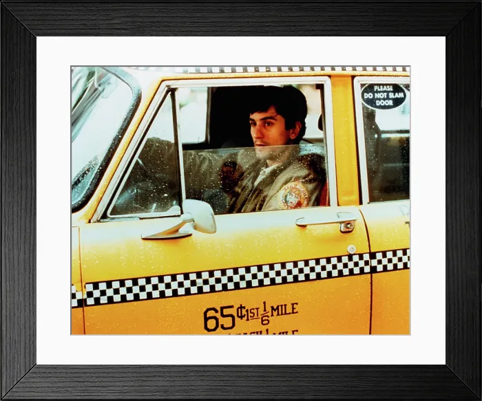 Framed Print : TAXI DRIVER, Robert De Niro, 1976 Framed Print : TAXI DRIVER, Robert De Niro, 1976