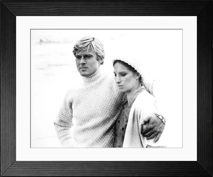 Framed Print : THE WAY WE WERE, from left, Robert Redford, Barbra Streisand, 1973