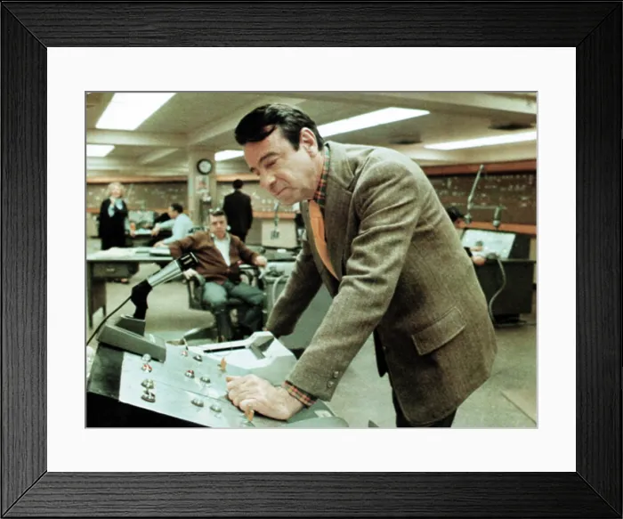 Framed Print : THE TAKING OF PELHAM ONE TWO THREE, Walter Matthau (front), Dick O'Neill (seated facing front), 1974 Framed Print : THE TAKING OF PELHAM ONE TWO THREE, Walter Matthau (front), Dick O'Neill (seated facing front), 1974