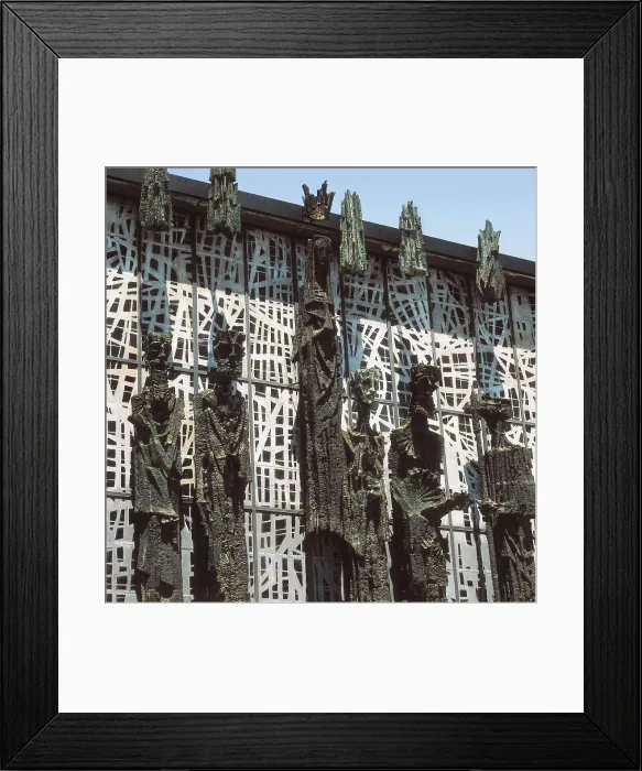 Framed Print : SUBIRACHS, Josep Maria (1927). Sanctuary of the Virgin del Camino. SPAIN. Len. Sanctuary of the Virgin del Camino. Representation of the Glorious Misteries of the Rosary. Relief Framed Print : SUBIRACHS, Josep Maria (1927). Sanctuary of the Virgin del Camino. SPAIN. Len. Sanctuary of the Virgin del Camino. Representation of the Glorious Misteries of the Rosary. Relief