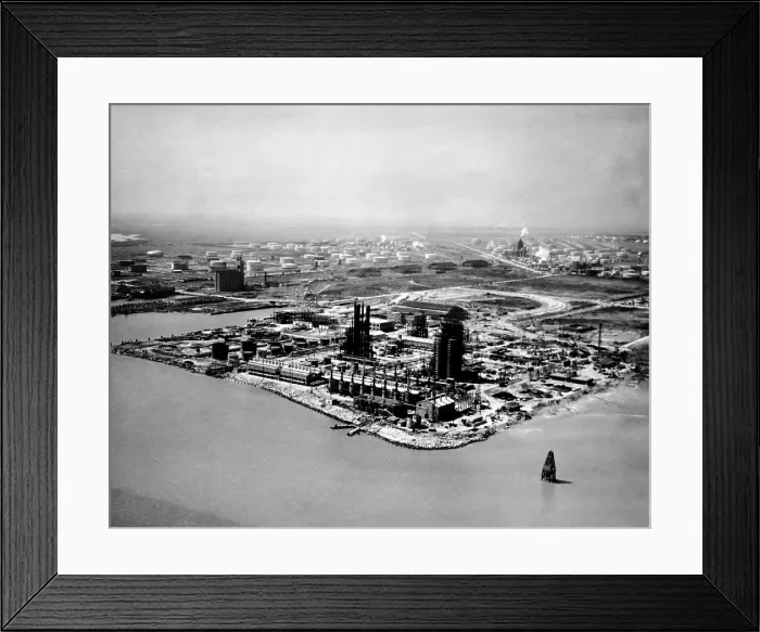 Framed Print : A year after the worst peacetime explosion in US history, the Monsanto Chemical Company plant at Texas City is rebuilding. March 24, 1948 Framed Print : A year after the worst peacetime explosion in US history, the Monsanto Chemical Company plant at Texas City is rebuilding. March 24, 1948