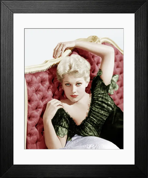 Framed Print : THE EDDY DUCHIN STORY, Kim Novak, 1956