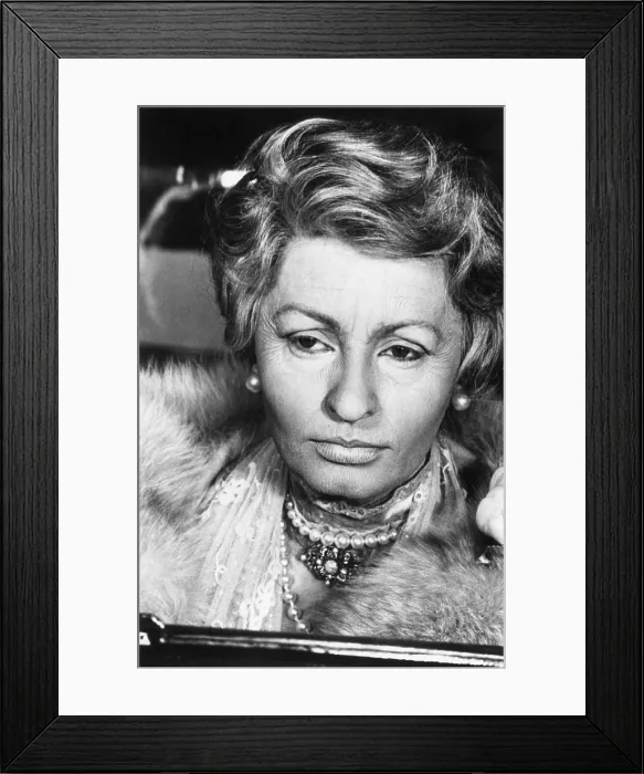 Framed Print : Sophia Loren made-up as an 80 year old women for her 1965 film, LADY L. (CSU_2015_8_611) Framed Print : Sophia Loren made-up as an 80 year old women for her 1965 film, LADY L. (CSU_2015_8_611)