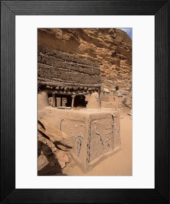 Framed Print : MALI. MOPTI. Ireli. Cliffs of Bandiagara. AISA / Everett Collection**US SALES ONLY**