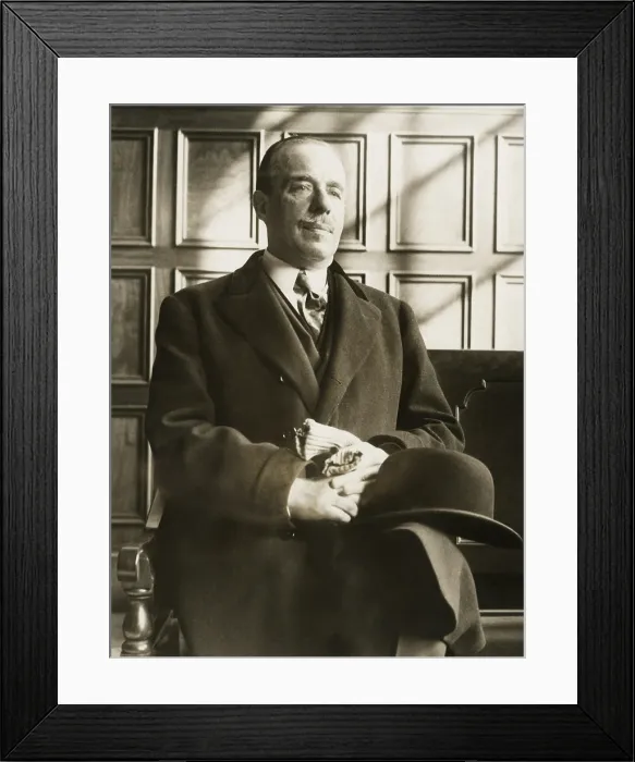 Framed Print : Sir Joseph Duveen sold paintings of Europe's declining aristocrats to American millionaires. Ca. 1929. His clients included Henry Clay Frick, William Randolph Hearst, Henry E