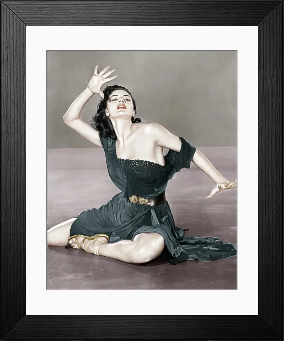 Framed Print : SOMBRERO, Cyd Charisse, 1953