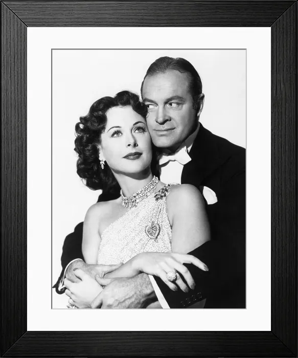 Framed Print : MY FAVORITE SPY, Hedy Lamarr, Bob Hope, 1951