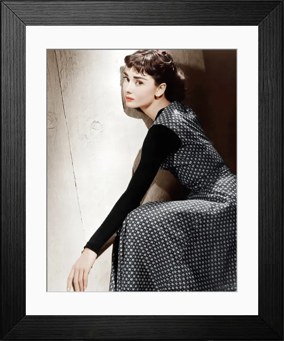 Framed Print : SABRINA, Audrey Hepburn, 1954