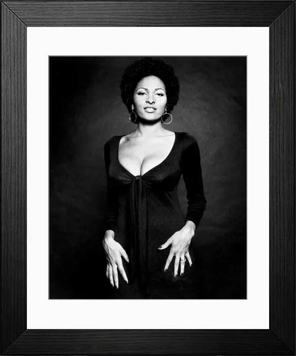 Framed Print : SCREAM BLACULA SCREAM, Pam Grier, 1973