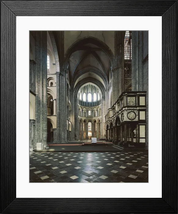 Framed Print : Notre Dame Cathedral of Tournai. 1125-1171. BELGIUM. Tournai. Cathedral of Notre-Dame. Romanesque art. Architecture. AISA / Everett Collection**US SALES ONLY**