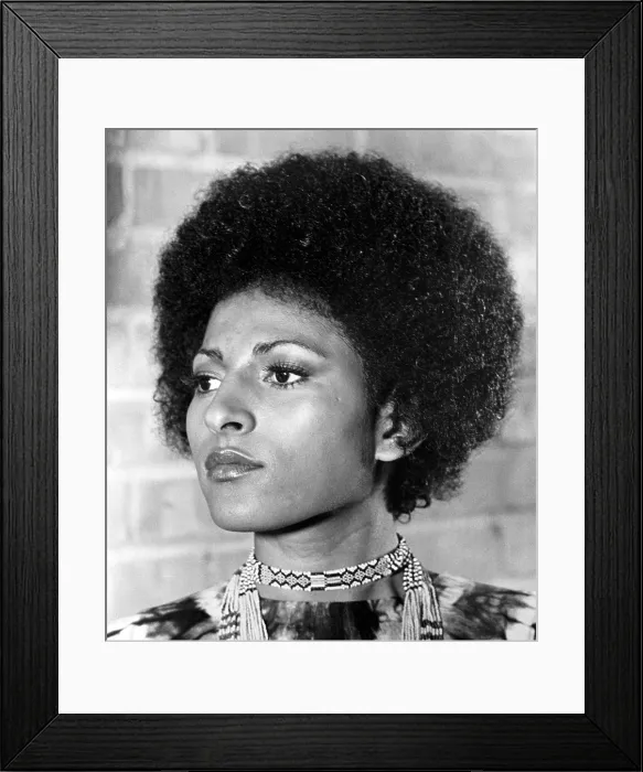 Framed Print : SCREAM BLACULA SCREAM, Pam Grier, 1973
