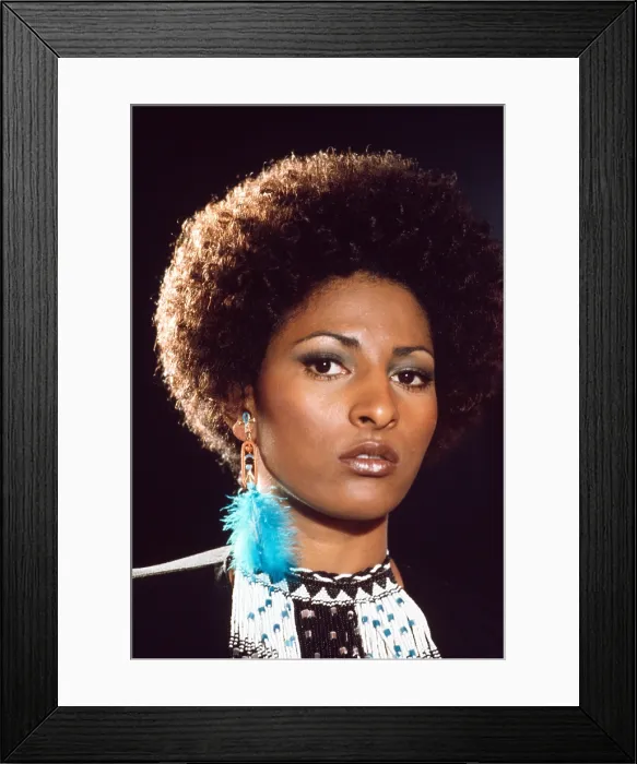 Framed Print : SCREAM BLACULA SCREAM, Pam Grier, 1973