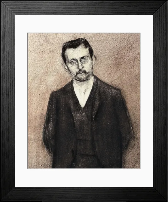 Framed Print : CASAS i CARBO, Ramn (1866-1932). Portrait of Enric Prat de la Riba. 1899 - 1905. Detail. Modernism. Drawing. SPAIN. Barcelona. National Art Museum of Catalonia Framed Print : CASAS i CARBO, Ramn (1866-1932). Portrait of Enric Prat de la Riba. 1899 - 1905. Detail. Modernism. Drawing. SPAIN. Barcelona. National Art Museum of Catalonia