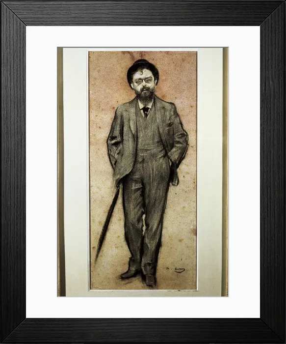 Framed Print : CASAS i CARBO, Ramn (1866-1932). Portrait of Isaac Albniz. ca. 1897 - ca. 1899. Drawing. SPAIN. Barcelona. National Art Museum of Catalonia Framed Print : CASAS i CARBO, Ramn (1866-1932). Portrait of Isaac Albniz. ca. 1897 - ca. 1899. Drawing. SPAIN. Barcelona. National Art Museum of Catalonia