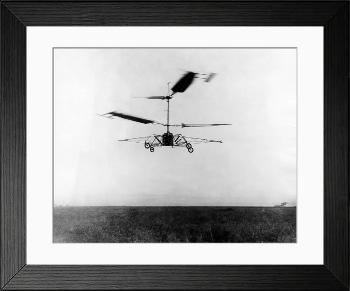 Framed Print : The coaxial helicopter, D'AT3, designed by General Corradino d'Ascanio, an Italian aviation engineer in 1930 Framed Print : The coaxial helicopter, D'AT3, designed by General Corradino d'Ascanio, an Italian aviation engineer in 1930
