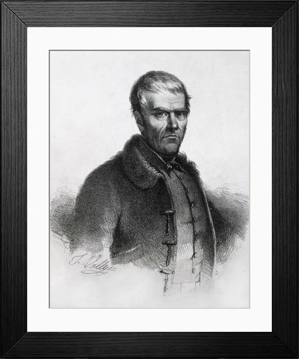 Framed Print : Spain. First Carlist War. Cura Merino. Engraving. AISA / Everett Collection**US SALES ONLY**