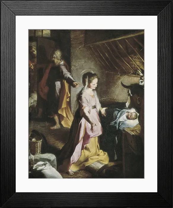 Framed Print : BAROCCI, Federico Fiori da Urbino, called Federico (1526-1612). The Nativity. 1597. Mannerism art. Oil on canvas. SPAIN. Madrid. Prado Museum Framed Print : BAROCCI, Federico Fiori da Urbino, called Federico (1526-1612). The Nativity. 1597. Mannerism art. Oil on canvas. SPAIN. Madrid. Prado Museum