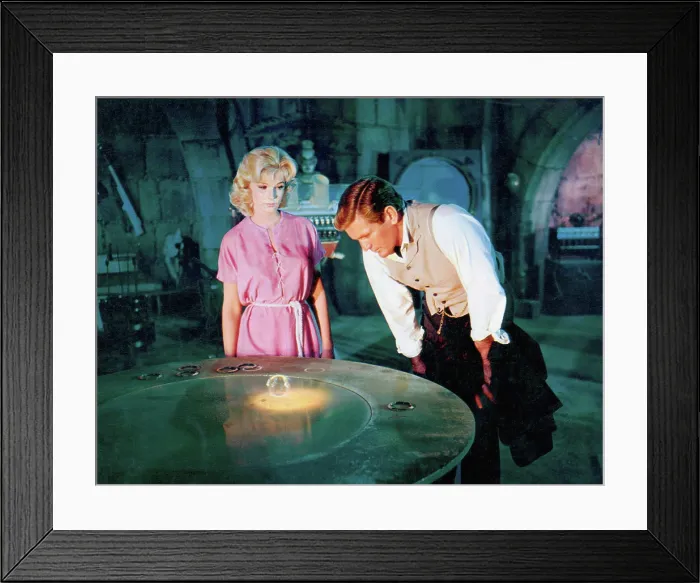 Framed Print : THE TIME MACHINE, Yvette Mimieux, Rod Taylor, 1960 Framed Print : THE TIME MACHINE, Yvette Mimieux, Rod Taylor, 1960