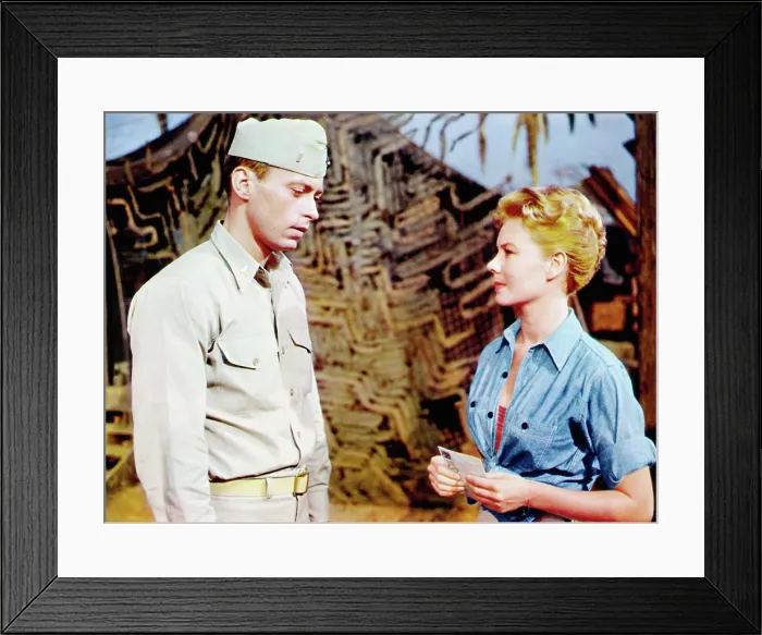 Framed Print : SOUTH PACIFIC, from left, John Kerr, Mitzi Gaynor, 1958, TM & Copyright 20th Century Fox Film Corp. / courtesy Everett Collection