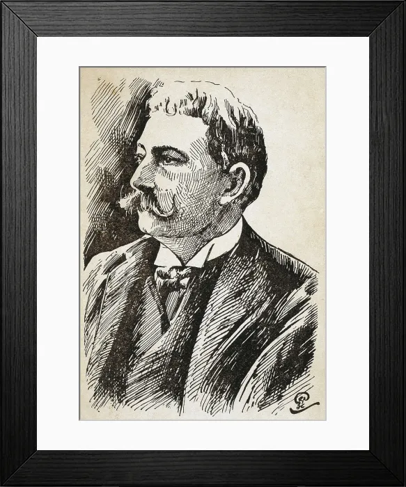 Framed Print : AZEVEDO, Alusio de (1857-1913). Engraving. AISA / Everett Collection**US SALES ONLY**