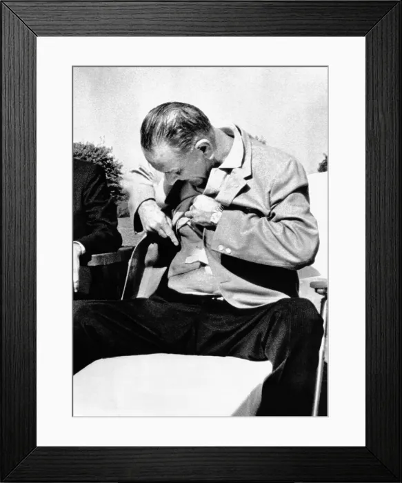 Framed Print : President Lyndon Johnson shows the press his gall bladder surgery scars. For years, this was seen as LBJ's rustic behavior Framed Print : President Lyndon Johnson shows the press his gall bladder surgery scars. For years, this was seen as LBJ's rustic behavior