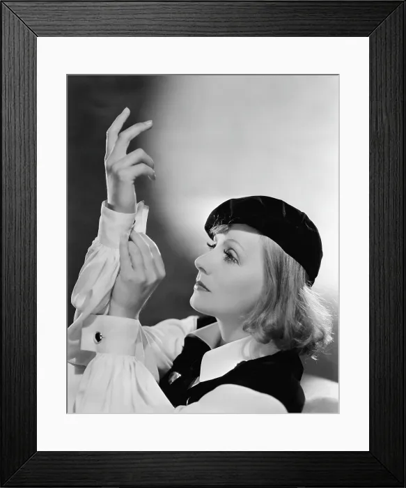 Framed Print : AS YOU DESIRE ME, Greta Garbo, portrait by Clarence Sinclair Bull, 1932 Framed Print : AS YOU DESIRE ME, Greta Garbo, portrait by Clarence Sinclair Bull, 1932