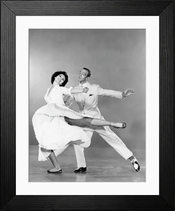 Framed Print : THE BAND WAGON, from left: Cyd Charisse, Fred Astaire, 1953