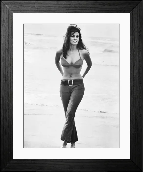 Framed Print : THE BIGGEST BUNDLE OF THEM ALL, Raquel Welch, 1968 Framed Print : THE BIGGEST BUNDLE OF THEM ALL, Raquel Welch, 1968