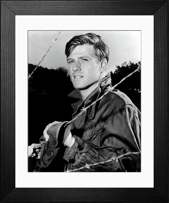 Framed Print : WAR HUNT, Robert Redford, 1962, his first film