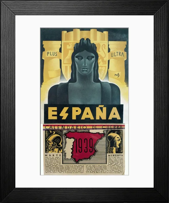 Framed Print : Spanish Civil War (1936-1939). Republican war calendar (1939). SPAIN. Salamanca. Archivo Histrico Nacional. AISA / Everett Collection**US SALES ONLY** Framed Print : Spanish Civil War (1936-1939). Republican war calendar (1939). SPAIN. Salamanca. Archivo Histrico Nacional. AISA / Everett Collection**US SALES ONLY**