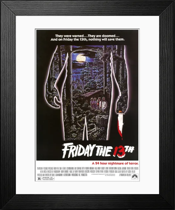 Framed Print : FRIDAY THE 13TH, 1980, Paramount Pictures / Courtesy: Everett Collection Framed Print : FRIDAY THE 13TH, 1980, Paramount Pictures / Courtesy: Everett Collection