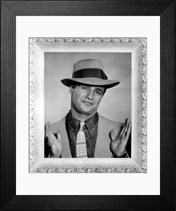 Framed Print : GUYS AND DOLLS, Marlon Brando, 1955