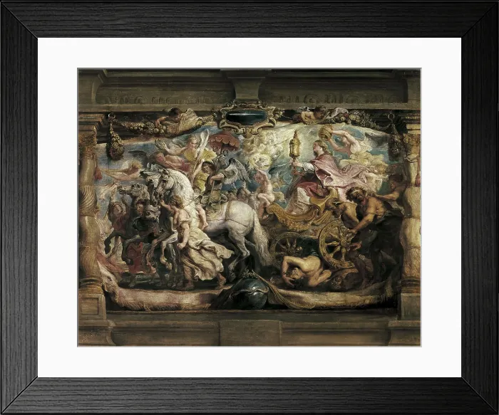 Framed Print : RUBENS, Peter Paul (1577-1640). The Triumph of the Church over Fury, Hatred and Discord. 1628